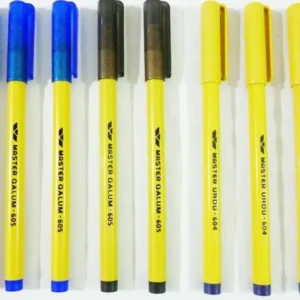 qalam marker, cut nib marker,permanent 605 blue and 605 black and 604 blue