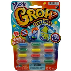 Kids bath toy capsule which turn into sponges 6 pcs