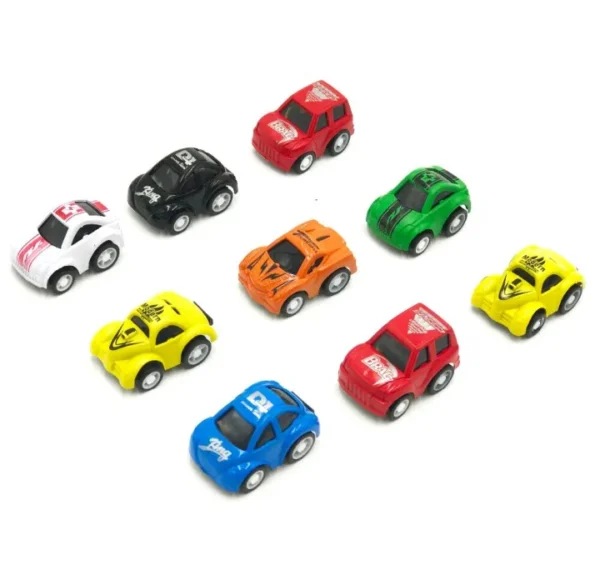 Pack of 10 Pcs Set - Mini Pull Back Auto Racing Car Toys For Kids boys and Girls Pullback Racer Cars Toys Vehicle - Image 6