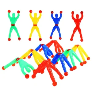 Pack of 10 pcSpiderman Sticky Wall Climbing Toy for kids | Sticky Wall Climbing Climber Spiderman for Men Kids Boy Birthday Party at best price