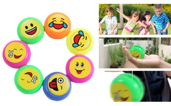 Emoji Yoyo With Light Toy For Kids (1 Pcs)