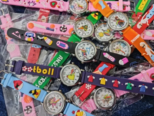 Kids cartoon Logo Wriste Watch Trendy Cartoon cartoon wrist watch for Bo ys Amd Girls Available In Difrent Colors - Image 3