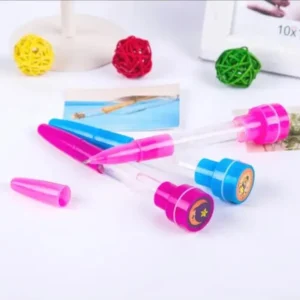 Pack of 3 stamp Pen 🖊️ Ligt&bulbuly pen