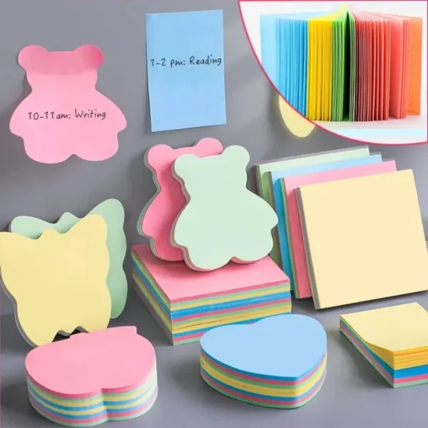 Sticky Notes Fancy Design sheets office accessories sticky note cute stationary supplies memo pads memo sheets cute sticky notes