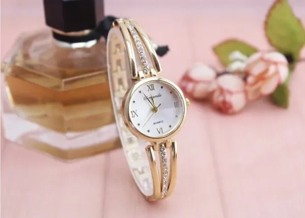 Women Dress Watches Set Chaoyada Bracelet Watch Clock Crystal Jewelry Steel Watch Girl Business Wristwatch - Image 4