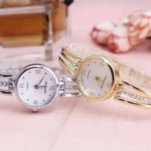 Women Dress Watches Set Chaoyada Bracelet Watch Clock Crystal Jewelry Steel Watch Girl Business Wristwatch