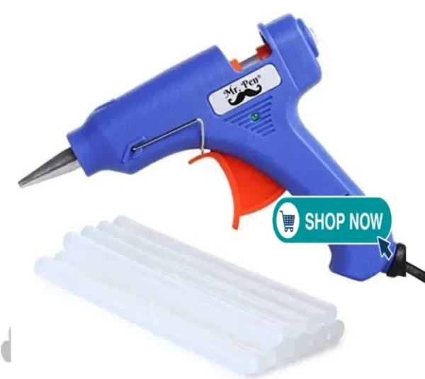 Hot Melt Glue Gun with Free Glue sticks | Small size Imported Glue Gun | Free Glue Stick