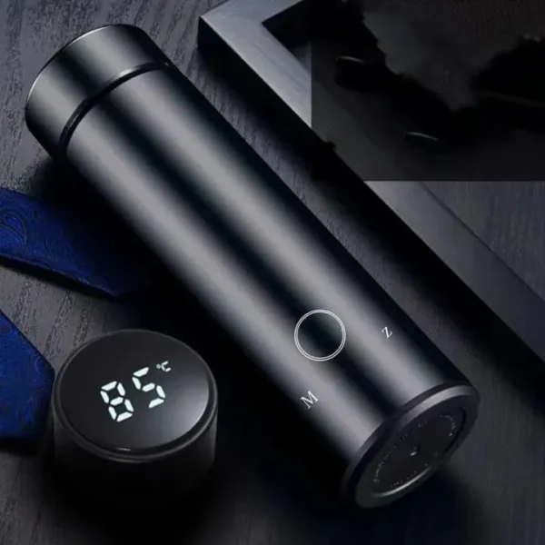 Temperature Display Vacuum Insulated Water Bottle 17oz,Thermo Flask Made of Premium Stainless Steel Coffee Cup, - Image 3