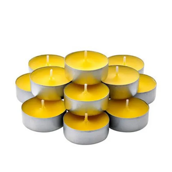 Tea Light Candles Pack of 10, Romantic Floating Candles for Parties, Weddings, Anniversaries, and Room Decoration Odorless, Clean Burning, Multi-Color Set