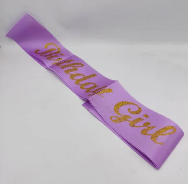 BIRTHDAY GIRL SASH FOR PARTY WEAR Pack of 3 - Image 5