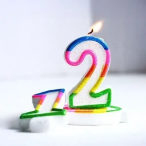 Premium Number Candles for Birthday, Anniversary and Celebrations