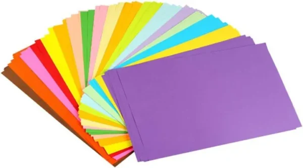 Pack of 50 Colour Paper A4 size Mixcolour Printing Color Paper for Art and Craft/Printing Purpose - A4 Size - Image 3