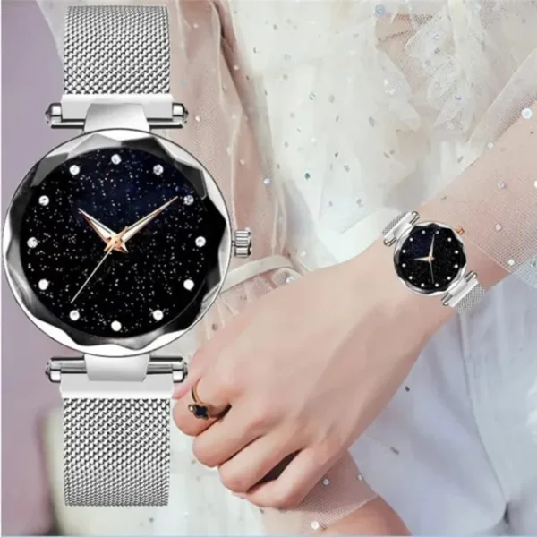 Fashion Magnetic Wrist Watch for Girls - Image 5