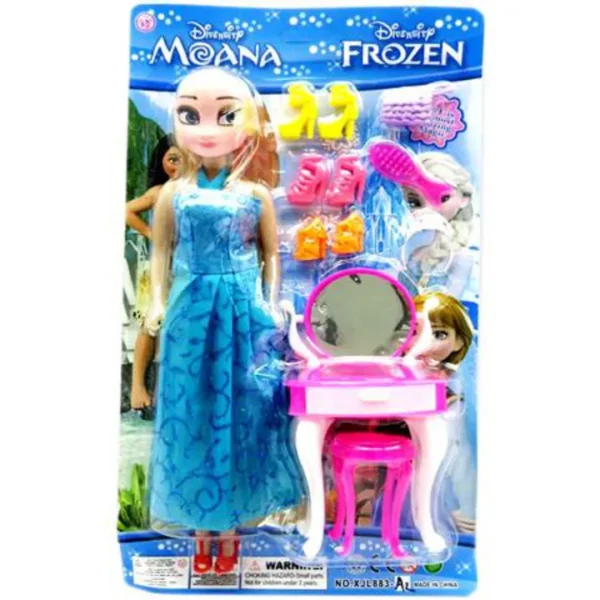 Beautiful Frozen Doll Set with Accessory