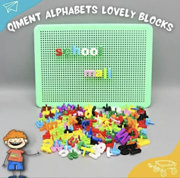 Alphabet Lovely Blocks Toy Set Game for kids Bengal & English