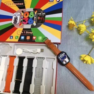 T24 Pro Max Smartwatch with 7 Straps -Smart Watch for Men/Women